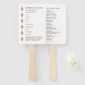 ウェスタン素朴ス結婚・ファン・プログラム ハンドファン (正面&裏面)