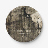 ウェスタン素朴ズブルスカルヴィンテージ ペーパープレート (正面)