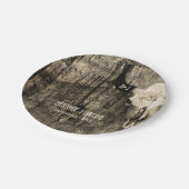 ウェスタン素朴ズブルスカルヴィンテージ ペーパープレート (アングル)