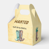 ウェスタン素朴ズ結婚の🤠指名手配の写真 フェイバーボックス (裏面サイド)