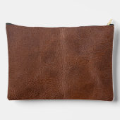 ウェスタン素朴ツーードレザーとアンティークレースlg アクセサリーポーチ (裏面)