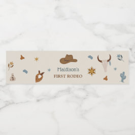 ウェスタン素朴バースデーパーティー水ボトルラベル ペットボトルラベル