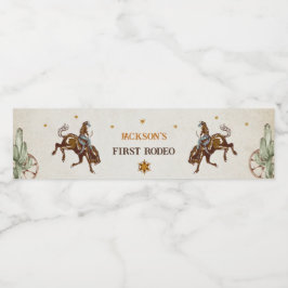 ウェスタン素朴バースデーパーティー水ボトルラベル ペットボトルラベル