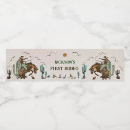 ウェスタン素朴バースデーパーティー水ボトルラベル ペットボトルラベル