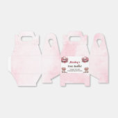 ウェスタン素朴フローラ女性のカーボーイ誕生日パーティー フェイバーボックス (折り畳みなし)