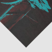 ウェスタン素朴ブルカウカスカルティール（緑がかった色）ブラウンカントリー 薄葉紙 (詳細)