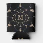 ウェスタン素朴ブルスカルカントリーモノングラム 缶クーラー (正面)