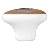 ウェスタン素朴プレインズバイソン セラミックノブ (側面)