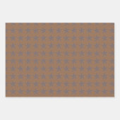 ウェスタン素朴プレインズバイソン ラッピングペーパーシート (正面2)