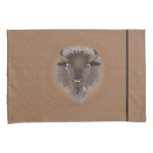 ウェスタン素朴プレインズバイソン 枕カバー (正面右)