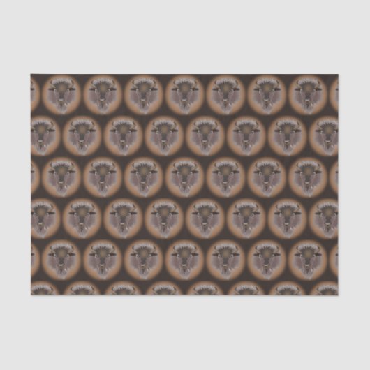 ウェスタン素朴プレインズバイソン 薄葉紙 (正面)