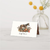 ウェスタン素朴プレジャーホース感謝祭 プレイスカード (正面)