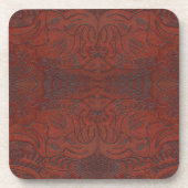 ウェスタン素朴ランチツールレザールックIII コースター (正面)