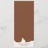 ウェスタン素朴ランチファームバーンカウボーイブーツ メニュー (裏面)