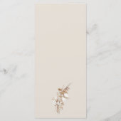 ウェスタン素朴ランチ結婚ズ メニュー (裏面)