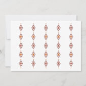 ウェスタン素朴リハーサルディナー招待状 招待状 (裏面)