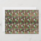 ウェスタン素朴ロデオカウボーイ誕生日パーティー 招待状 (裏面)