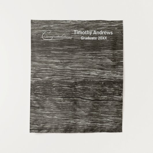 ウェスタン素朴卒業生のBDの背景 タペストリー (正面)