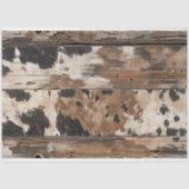 ウェスタン素朴女性のカーボーイシックデクページ 薄葉紙 (正面)