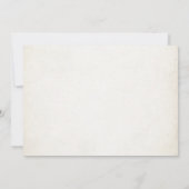 ウェスタン素朴誕生日2nd誕生日パーティー写真 招待状 (裏面)