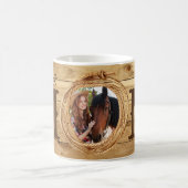 ウェスタン素朴・ロデオ・ママの写真 コーヒーマグカップ (中央)