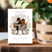 ウェスタン結婚ズのBohoフローラ写真用クレスト馬蹄形 テーブルナンバー