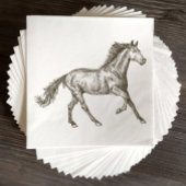 ウェスタン結婚ズウマカントリー素朴馬術師 スタンダードカクテルナプキン