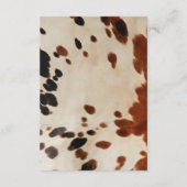 ウェスタン結婚ズコウィド詳細 エンクロージャーカード (裏面)