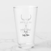 ウェスタン結婚ズパーソナライズされたブライダルシャワー タンブラーグラス (裏面)