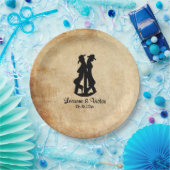 ウェスタン結婚ズパーソナライズされた ペーパープレート (パーティー)