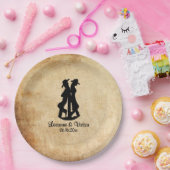 ウェスタン結婚ズパーソナライズされた ペーパープレート (パーティー)