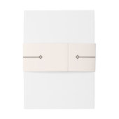 ウェスタン結婚ズ素朴カントリーヴィンテージベリーバンド 招待状ベリーバンド (裏面例)