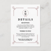 ウェスタン結婚ズ素朴・カウボーイ結婚ズ エンクロージャーカード (正面)