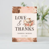 ウェスタン結婚ズ赤面コウィドサンキュー サンキューカード (スタンド正面)