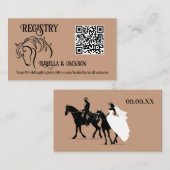 ウェスタン結婚ズ エンクロージャーカード (正面/裏面)