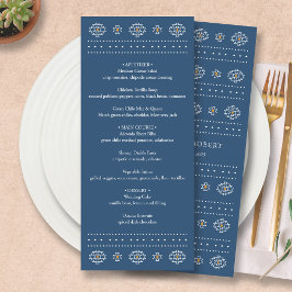 ウェスタン結婚ズ・メニュー、リオ・ランチョメニューカード メニュー