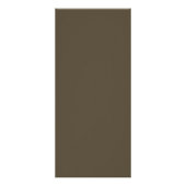 ウェスタン結婚ブラウンのメニュー国素朴パーティー ラックカード (裏面)