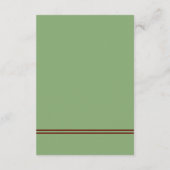 ウェスタン結婚ホースシューズ詳細 エンクロージャーカード (裏面)