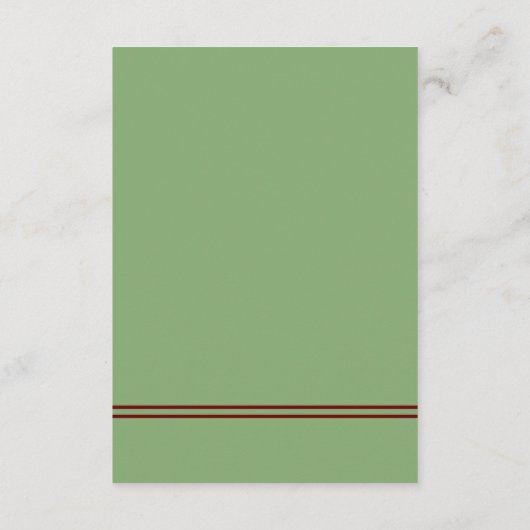 ウェスタン結婚ホースシューズ詳細 エンクロージャーカード (裏面)