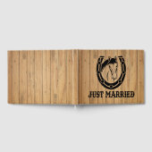 ウェスタン結婚・ウッドの馬の馬乗り素朴団 ゲストブック (全面)