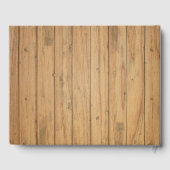 ウェスタン結婚・ウッドの馬の馬乗り素朴団 ゲストブック (裏面)