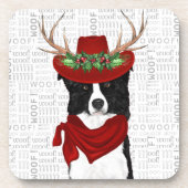 ウェスタン縁どコリーウィズウォフワードアートホリデイ コースター (正面)