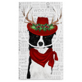 ウェスタン縁どコリークリスマスドッグ スモールペーパーバッグ (裏面)
