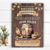 ウェスタン誕生日ホームダウンカウボーイカントリーブーツ 招待状