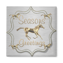 ウェスタン金ゴールドホースオンシルバーホリデイ