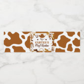 ウェスタン1stロデオ誕生日パーティー ペットボトルラベル (シングルラベル)