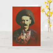 ウェスタン・アウトロー・グリーティング・カード カード (黄色い花)