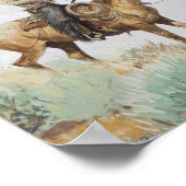 ウェスタン・アート騎乗ライダー ポスター (角)