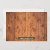 ウェスタン・ウォンボーイ写真誕生日パーティー 招待状 (裏面)