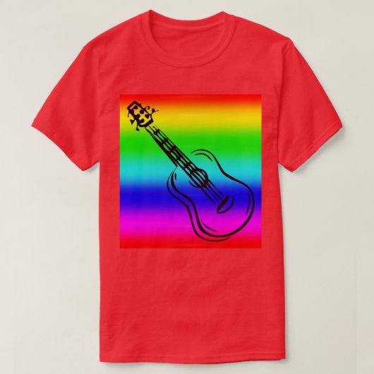 ウェスタン・エラ・ギター(1) Tシャツ (デザイン正面)